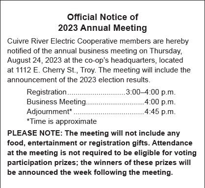 2023 Annual Meeting Notice