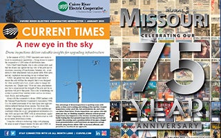 The cover of the January 2023 Edition of Rural Missouri/Current Times