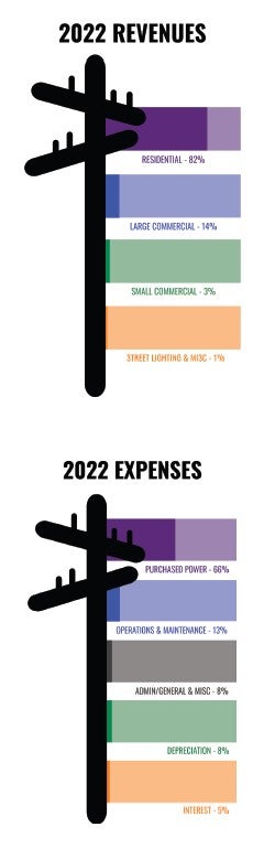 2022 revenues and expenses